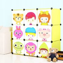 Szafka Szafa Modułowa Dla Dzieci, Garderoba, Składana Zielona