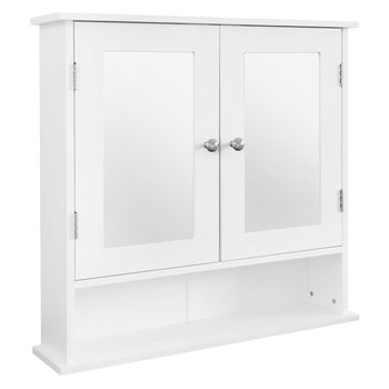 Szafka z lustrem 56x58x13 cm biała wzór ML - ML-DESIGN