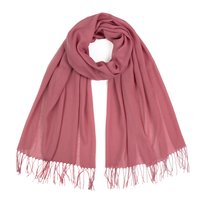 Szalik Damski Miękki Z Frędzlami Klasyczny Cienki Elegancki Wiosenny Jesień