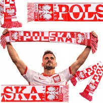 SZALIK KIBICA POLSKA MECZ NA STADION BIAŁO CZERWONY MIĘKKI DWUSTRONNY VERK GROUP