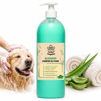 Szampon Dla Psów Amigopets Aloes 1l Delikatna Pielęgnacja Miękka Lśniąca Sierść Amigo Pets