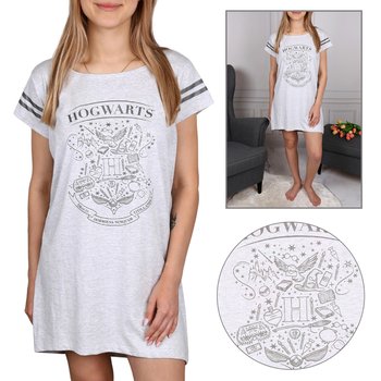 Szara, melanżowa koszula nocna HOGWARTS Harry Potter L - Harry Potter