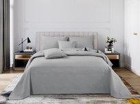 Szara Narzuta Pikowana na Łóżko 160x220 TRIO