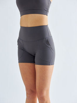 Szare Spodenki Sportowe z Kieszeniami - Fit Me L - BeShaped