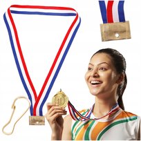 Szarfa wstążka do medalu na szyje medalowa 1SZT Smycz z KLIPSEM Haczykiem