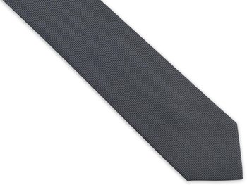Szary Krawat Męski, Strukturalny Materiał D317 - Modini