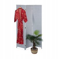 Szary pleciony parawan 3 części E205