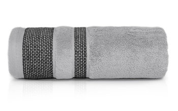 Szary ręcznik Carlo 50x90 frotte 100% bawełna 550g/m2 elegancki - Detexpol