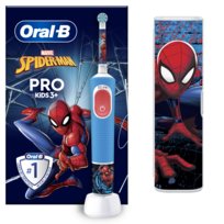 Szczoteczka akumulatorowa dla dzieci ORAL-B D103 Kids 3+ SPIDERMAN + etui podróżne D103.413.2KX