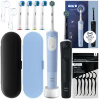 SZCZOTECZKA DO ZĘBÓW ORAL-B VITALITY PRO D103 DUO NIEBIESKA/CZARNA ZESTAW