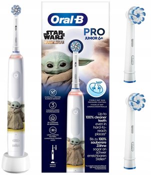 SZCZOTECZKA ELEKTRYCZNA DLA DZIECI ORAL-B JUNIOR STAR WARS GROGU - Braun