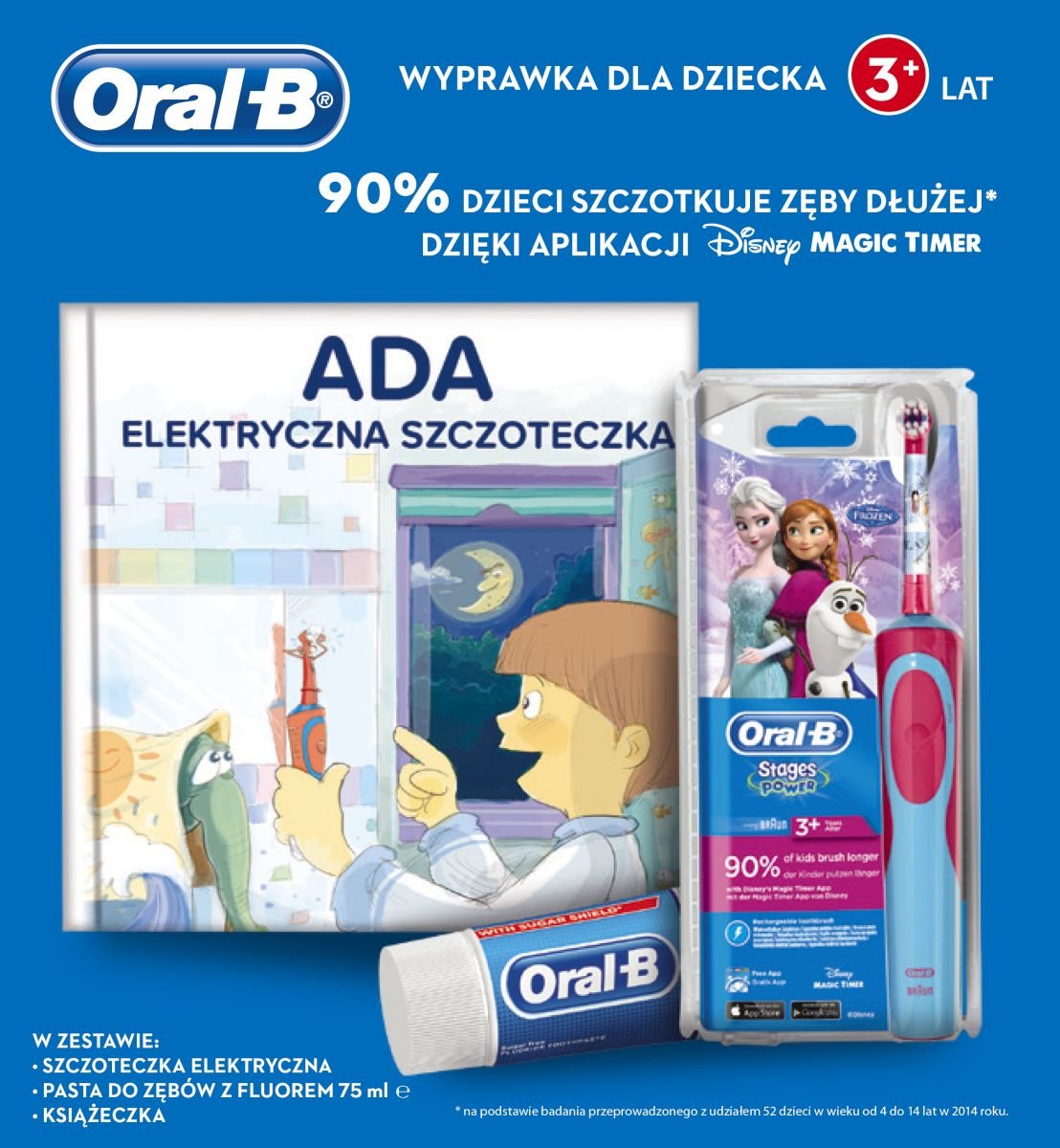 Szczoteczka Elektryczna Oral B Frozen D12 Pasta Oral B Agd Sklep