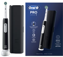 Szczoteczka Elektryczna Oral-B Pro 1 Cross Action Z Etui Czarna
