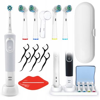 Szczoteczka elektryczna ORAL-B Vitality 100 - biała akumulatorowa końcówki etui podstawka akcesoria do zębów - Oral-B