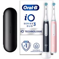 Szczoteczka Oral-B Io Series 3N Dwupak Matt Black + Blush Pink