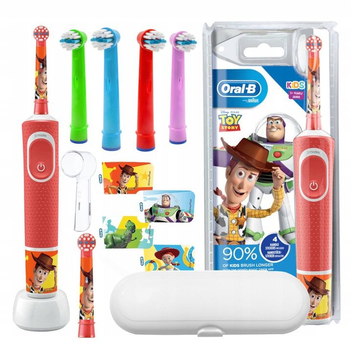 Szczoteczka Oral-b Vitality 100 Toy Story +4 Color Etui Białe+ Osłonka ...