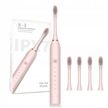 Szczoteczka Soniczna Do Zębów Elektryczna Z Masażem 4 Końcówki 6 Trybów - inna (Inny)