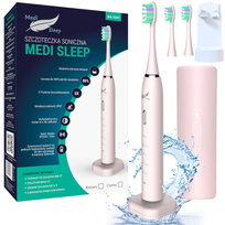 SZCZOTECZKA SONICZNA DO ZĘBÓW + ETUI + UCHWYT + 37 TYS. DRGAŃ MEDI SLEEP