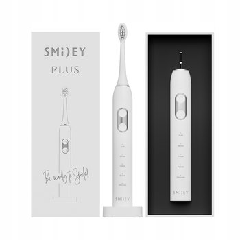 Szczoteczka Soniczna Do Zębów Smiley Plus Indukcja 5 Trybów Mocna Bateria - smiley