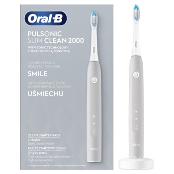 Szczoteczka soniczna ORAL-B Pulsonic Slim Clean 2000 szara - Oral-B