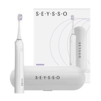 Szczoteczka soniczna SEYSSO Carbon Basic White z etui