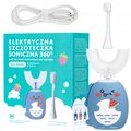 Szczoteczka Soniczna SIMED Dla Dzieci 360 U-Shape 2W1 Niebieska&nbsp;-&nbsp;Simed