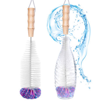 Szczotka do mycia szklanek butelek słoików SATURATORA Czyścik Myjka DŁUGA - Vaco