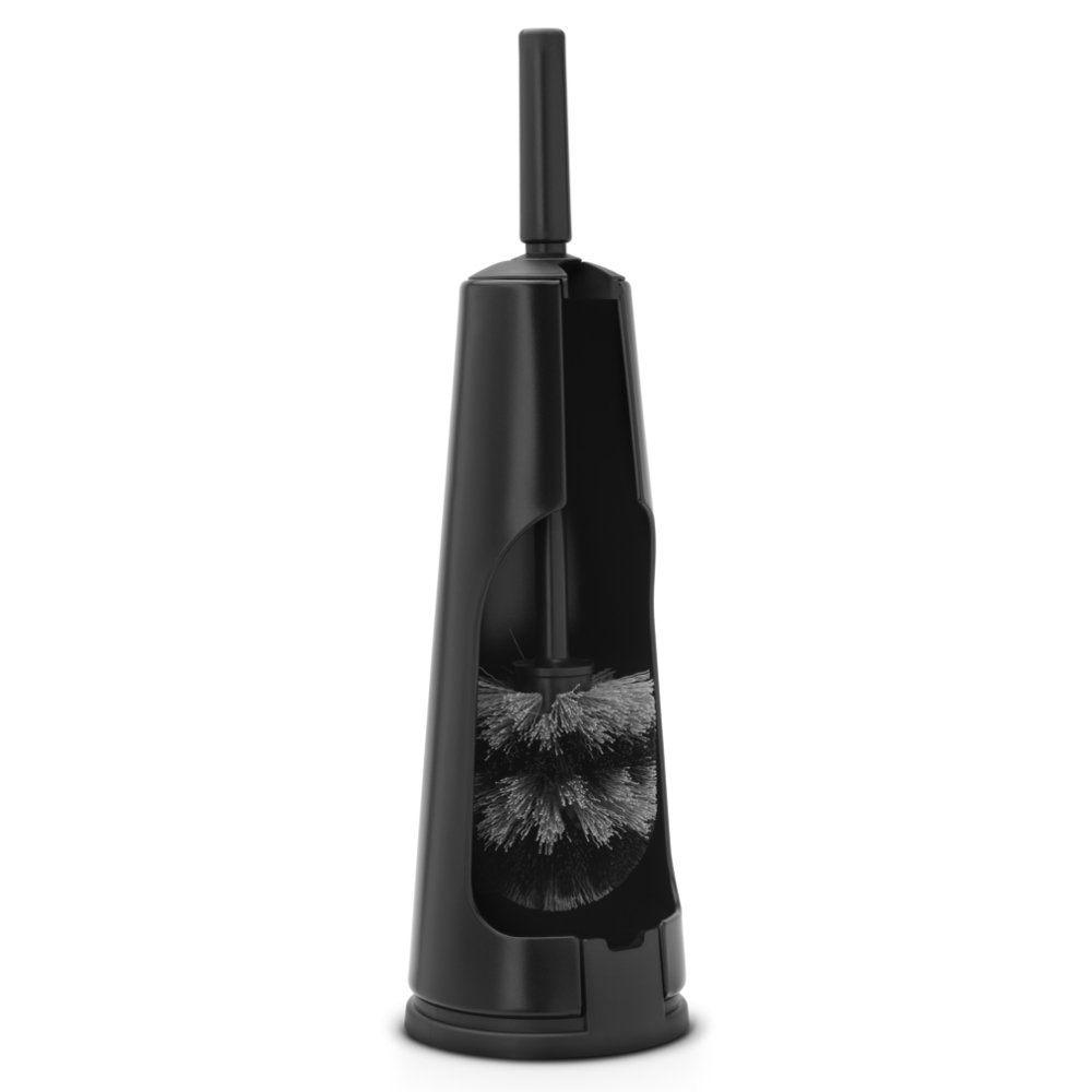 Szczotka do WC BRABANTIA Classic, czarna, 42x12 cm