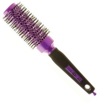 Szczotka do włosów ceramiczna 33mm head jog purple - Calissimo