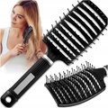 Szczotka Do Włosów Z Włosiem Z Dzika Masująca Profilowana Blogerka Brush - MODEUS