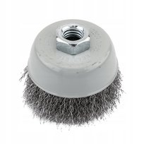 Szczotka druciana doczołowa 75mm drut karbowany stalowy M14 GRAPHITE 57T428