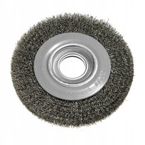 Szczotka druciana tarczowa 150x32mm drut karbowany stalowy GRAPHITE 57T435