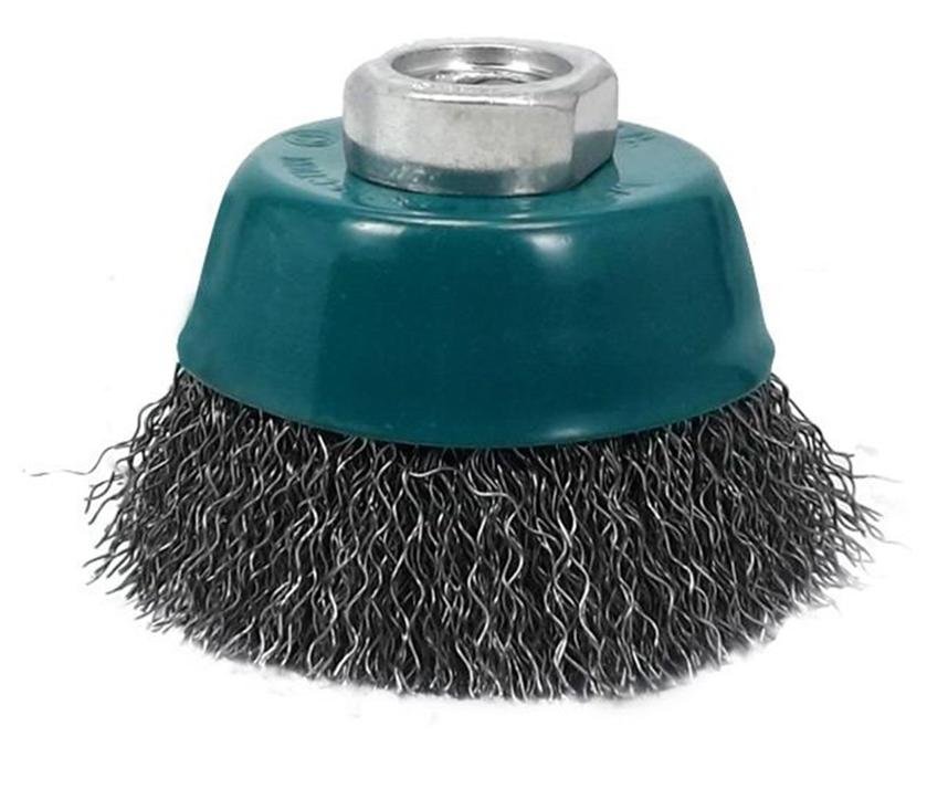 Brosse Boisseau à Fils Acier Torsadés Pour Meuleuses D'angles Makita