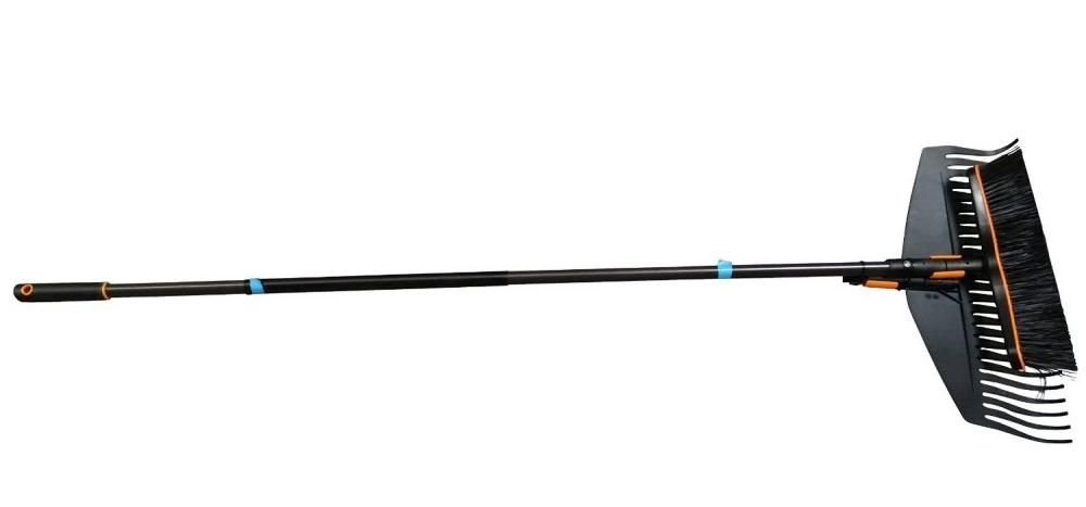 Szczotka+grabie+trzonek FISKARS Quikfit, zestaw