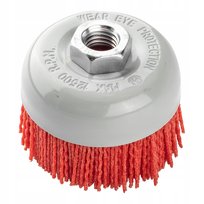 Szczotka nylonowa doczołowa 75 mm, M14 na szlifierkę GRAPHITE 57T425