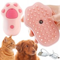 SZCZOTKA PAROWA DLA KOTA PSA ZWIERZĄT ELEKTRYCZNA DO PIELĘGNACJI SIERŚCI