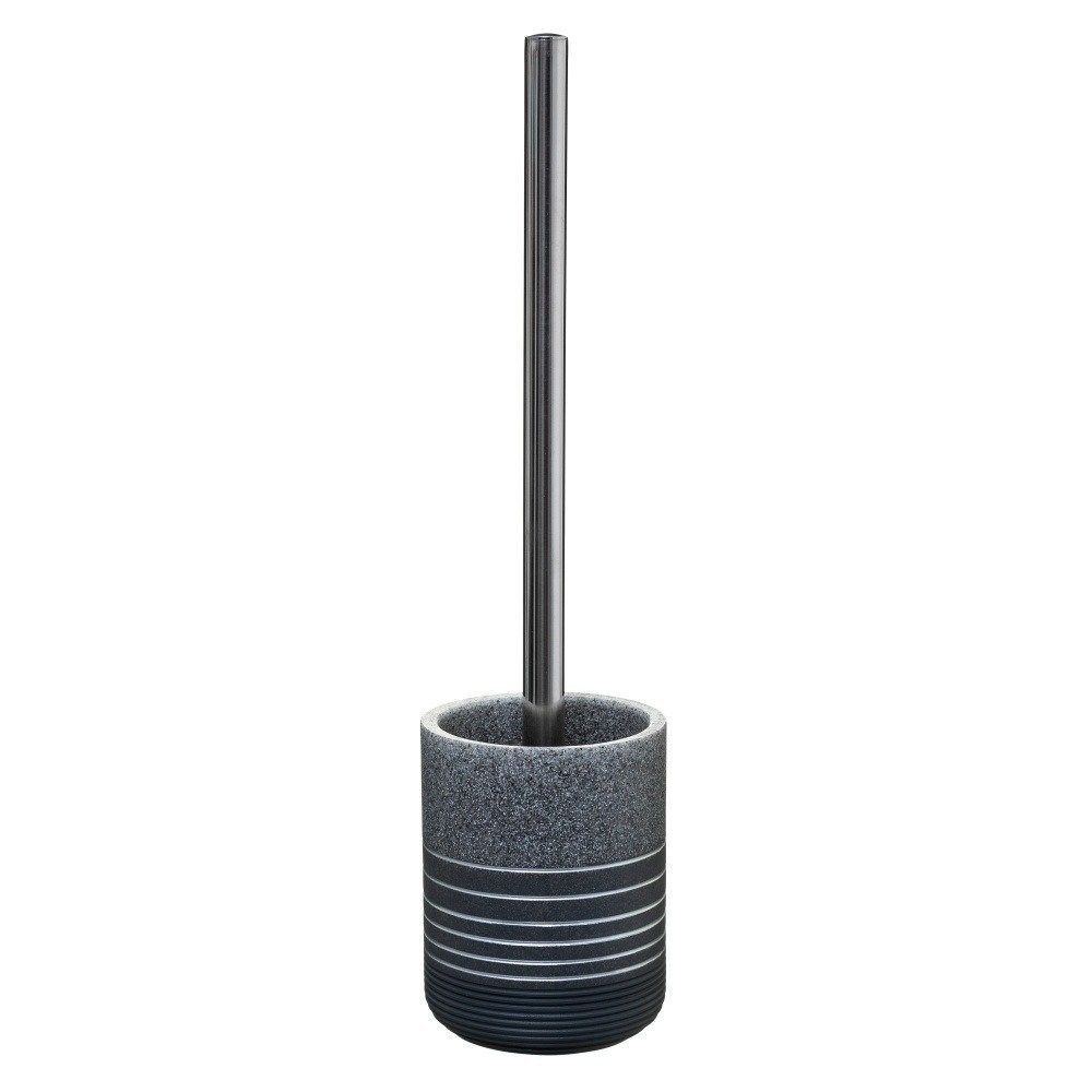 Szczotka toaletowa 5FIVE SIMPLE SMART Silv, czarna, 37x9 cm