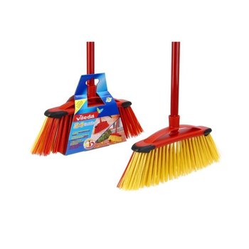 Szczotka zewnętrzna z drążkiem VILEDA, czerwono-żółta, 1.3 m - Vileda