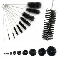 SZCZOTKI DO BUTELEK WYCIOR IGŁA SZCZOTKA PĘDZELEK DRUCIAK CZYŚCIK 10sz