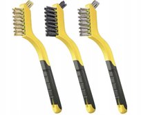 Szczotki druciane dwustronne ręczne 3szt. zestaw