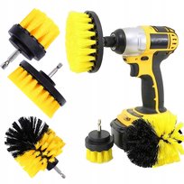 Szczotki Sprzątające Czyszczące Wielozadaniowe Na Wiertarkę Wkrętarkę Pady