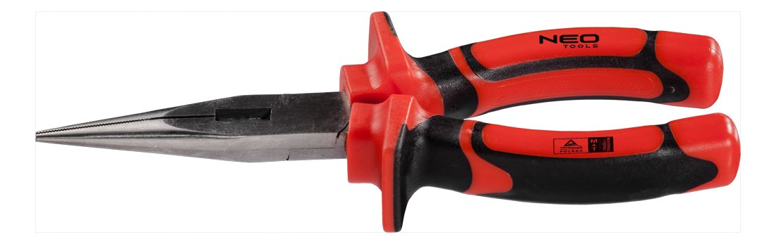 NEO TOOLS, Szczypce wydłużone proste 160 mm 1000V, CrV, polerowane, 01-063