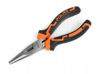 Szczypce wydłużone proste uchwyty dwukomponentowe Cr-V 160 mm Polax