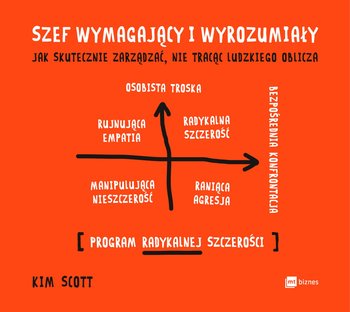 Szef wymagający i wyrozumiały. Jak skutecznie zarządzać, nie tracąc ludzkiego oblicza - audiobook - Scott Kim
