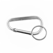 Szekla karabińczyk karabin srebrny komplet 2 szt. uchwyt zapinka spinka