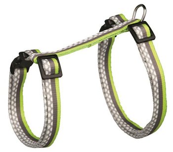 Szelki dla kota ze smyczą Freshline Spot ,nylon, 27–45 cm/10 mm, 1.20 m - Trixie