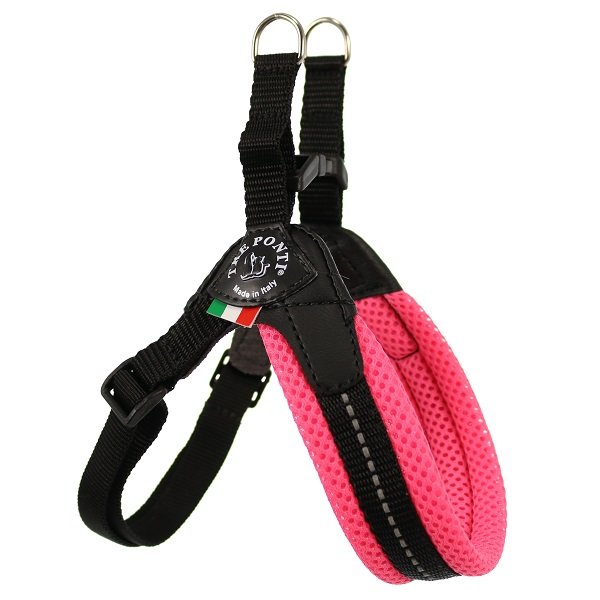 Tre Ponti Easy Fit Classic hondenharnas, maat 1,5, roze