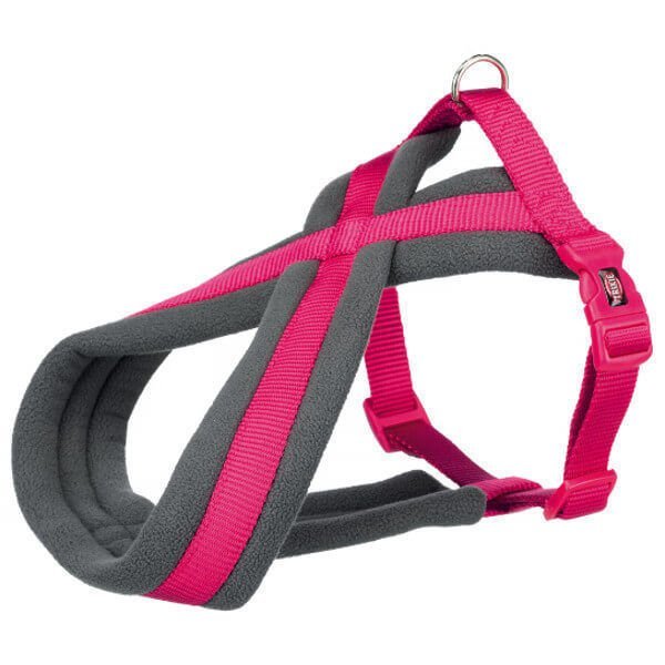 Zdjęcia - Smycz Trixie Szelki dla psa  Touring Premium, różowo-szare, rozmiar XS-S, 1,5x30 