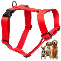 Szelki dla psa typu guard bezuciskowe mocne regulowane czerwone rozmiar XL Yourdog