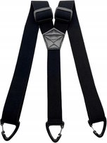 SZELKI DO SPODNI ROBOCZYCH I NARCIARSKICH SZEROKIE 3.8 CM CZARNE